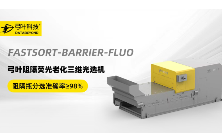 阻隔瓶分选准确率≥98%:弓叶行业首创阻隔荧光老化三维光选机